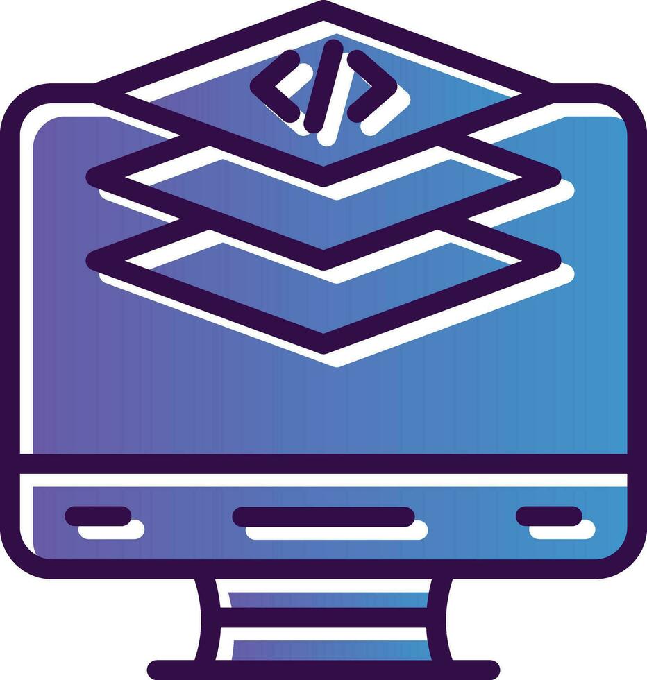 Computer Vector Icon Design