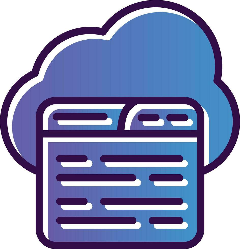 Cloud Vector Icon Design