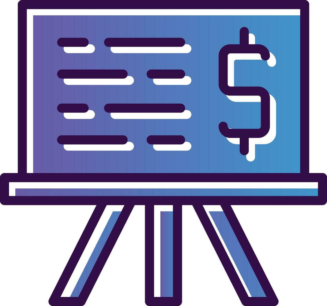 Presentation Vector Icon Design
