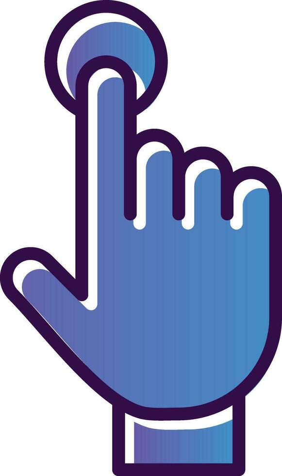Tap Vector Icon Design