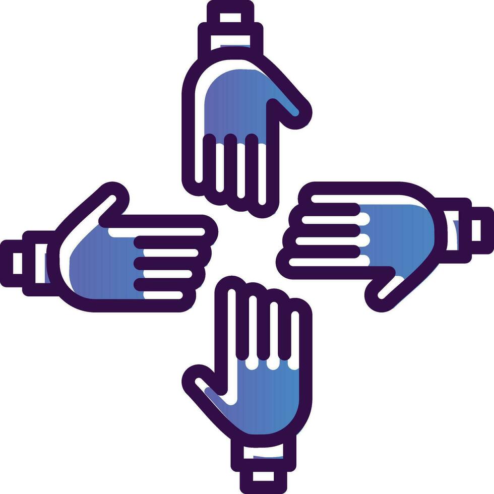 Team Work Vector Icon Design
