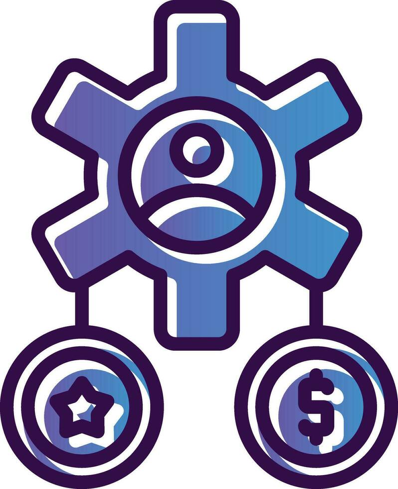 Customer Royalty Vector Icon Design