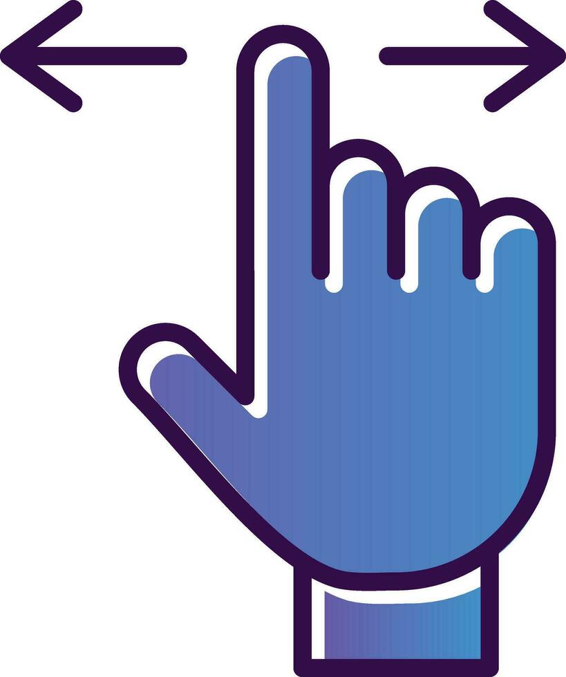 Swipe Vector Icon Design