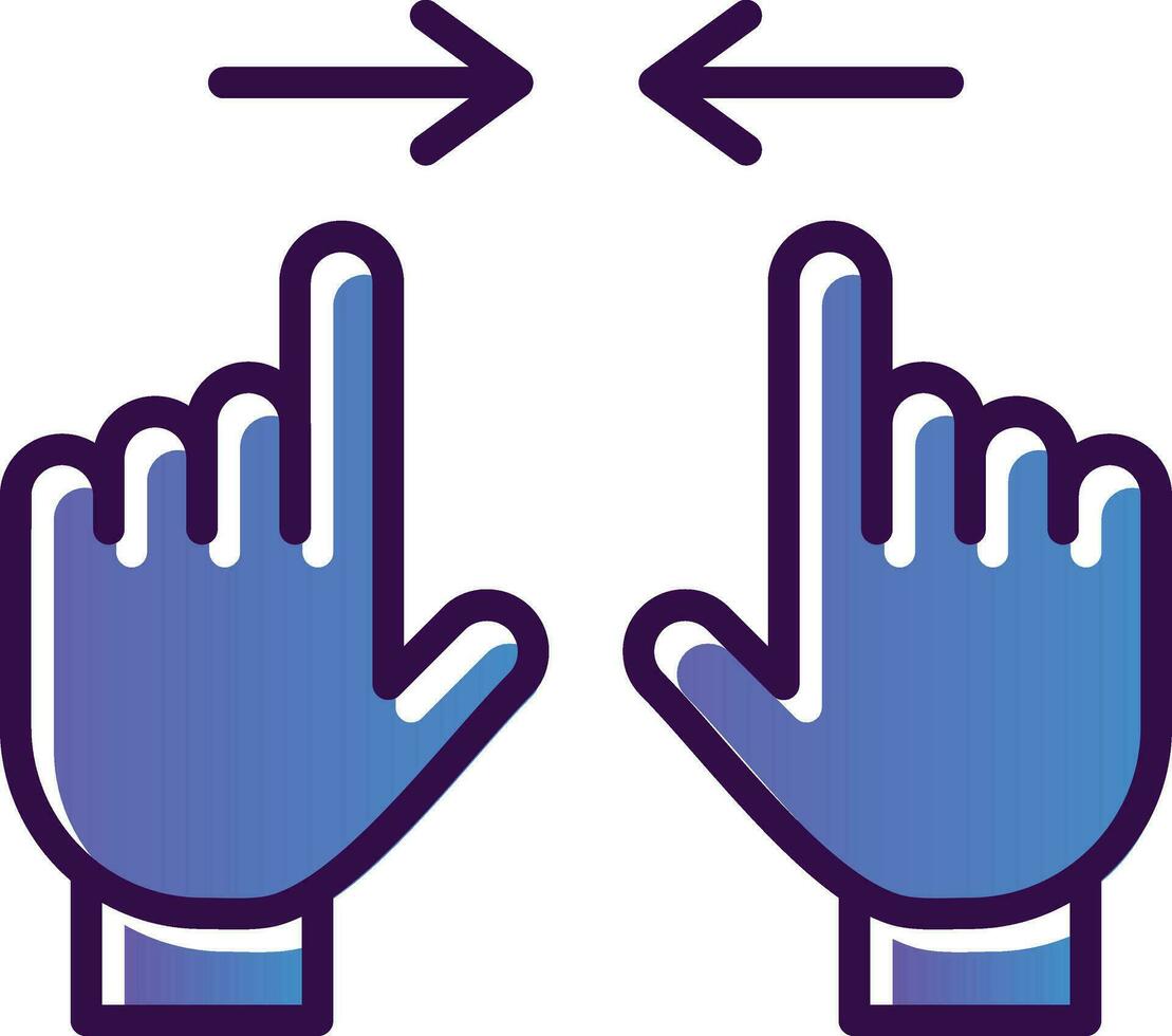 Zoom In Vector Icon Design