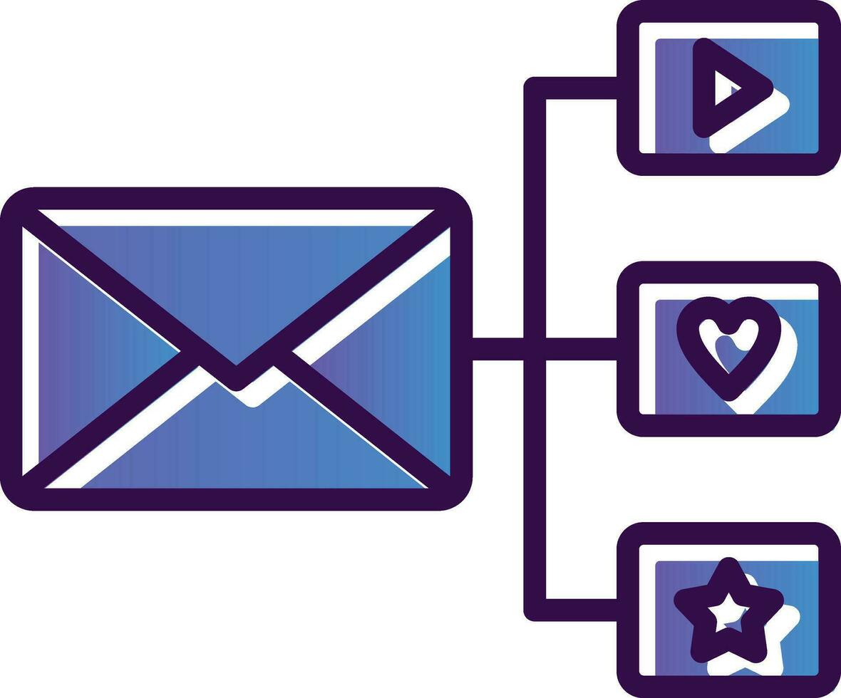 Email Marketing Vector Icon Design