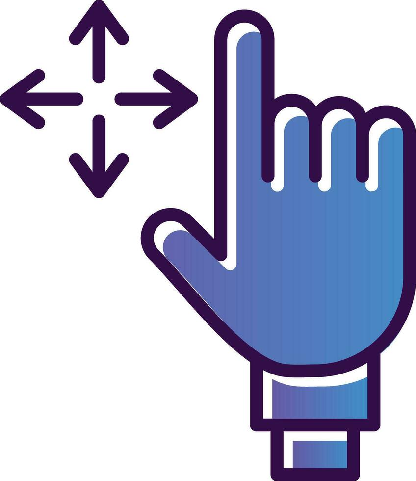 Drag Vector Icon Design
