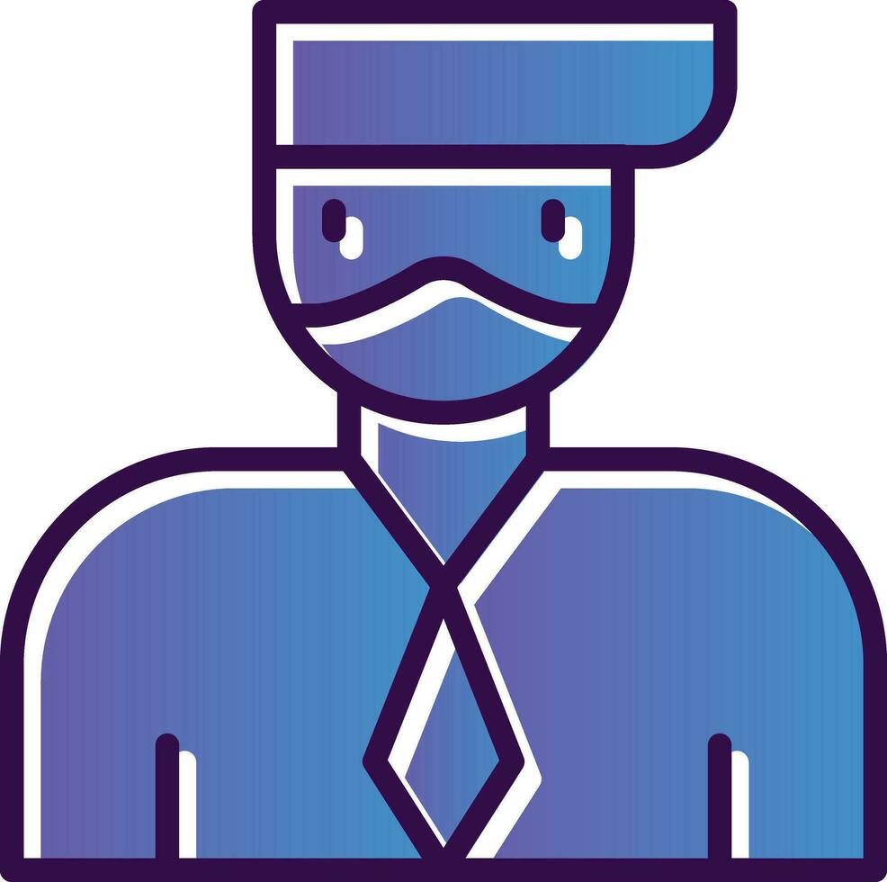 Face Mask Vector Icon Design
