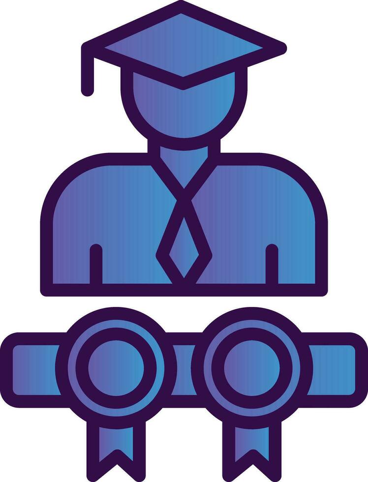 Diplomas Vector Icon Design