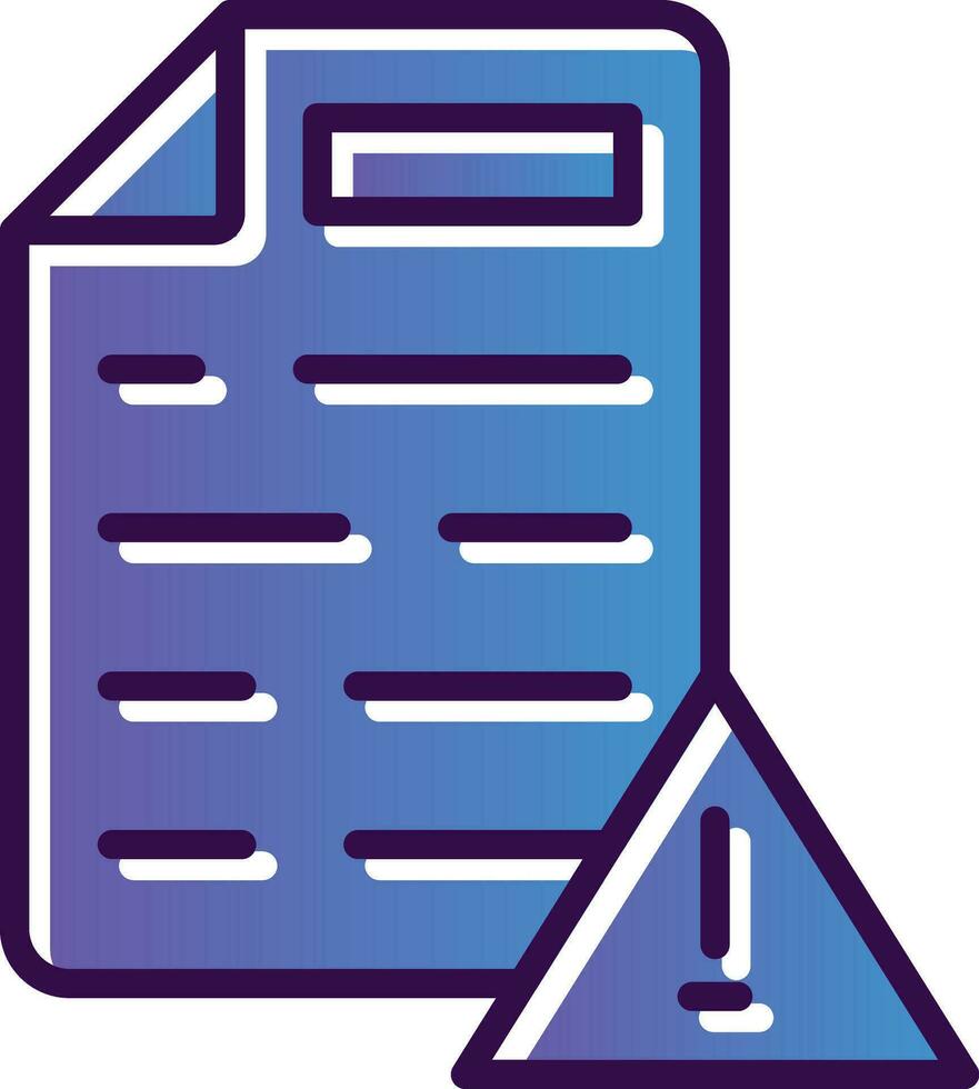 Warning Vector Icon Design