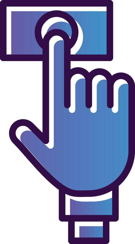 Finger Print Vector Icon Design