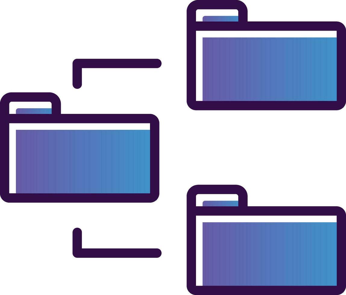Folders Vector Icon Design