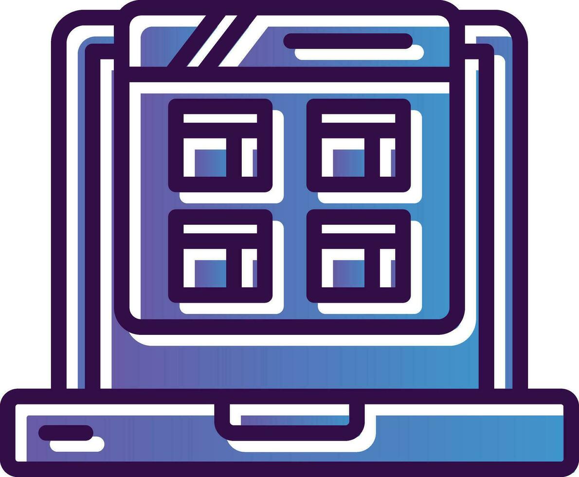 Website Vector Icon Design
