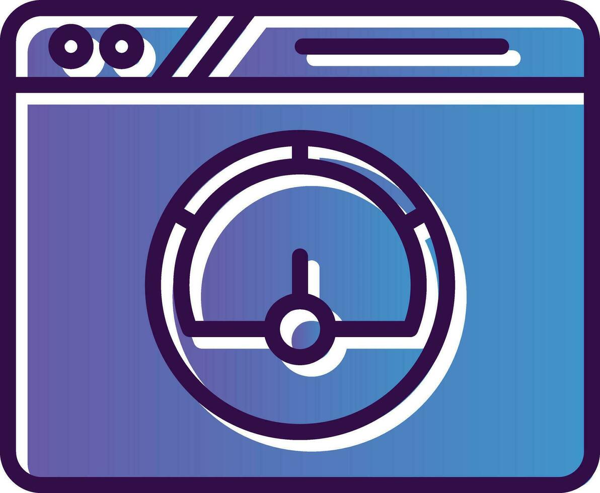 Speed Test Vector Icon Design