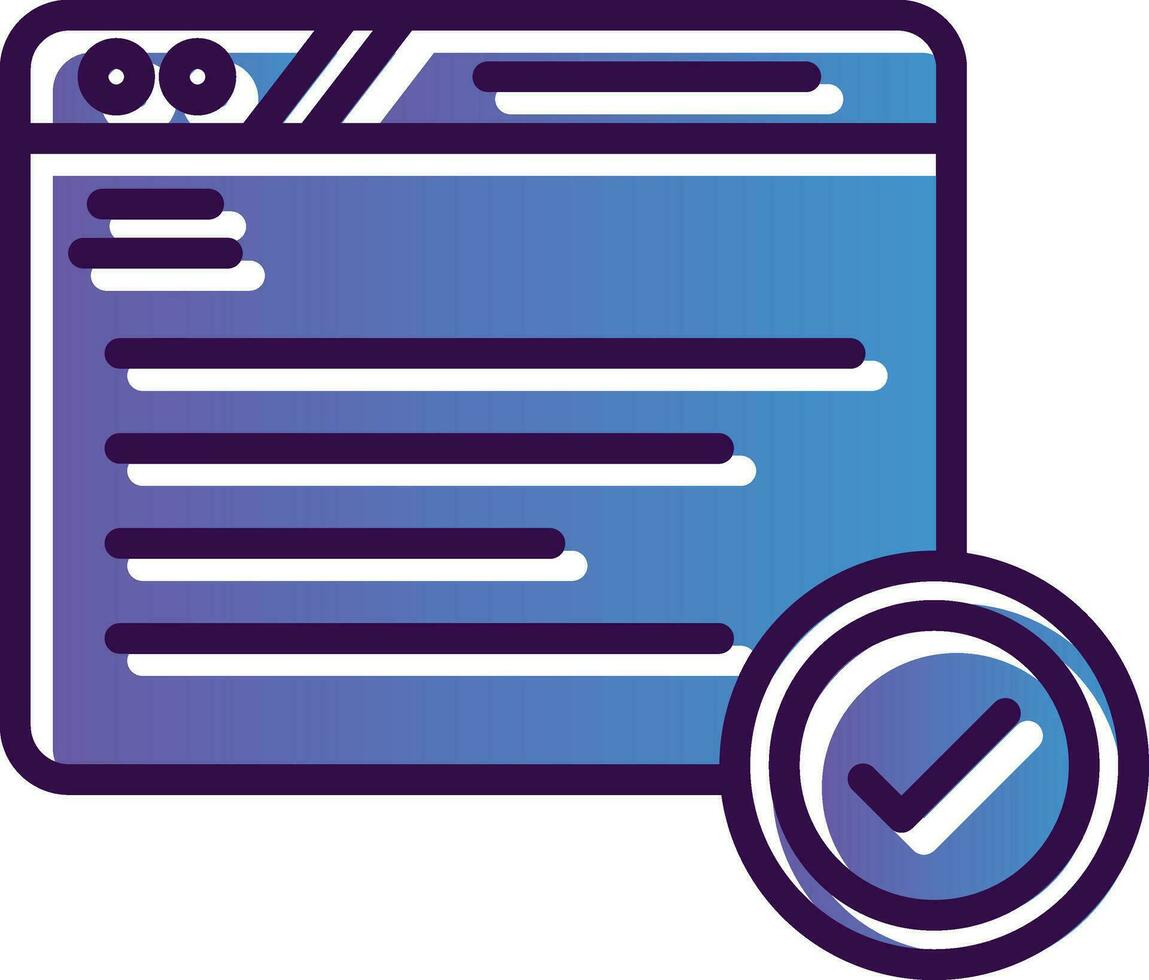 Check Vector Icon Design