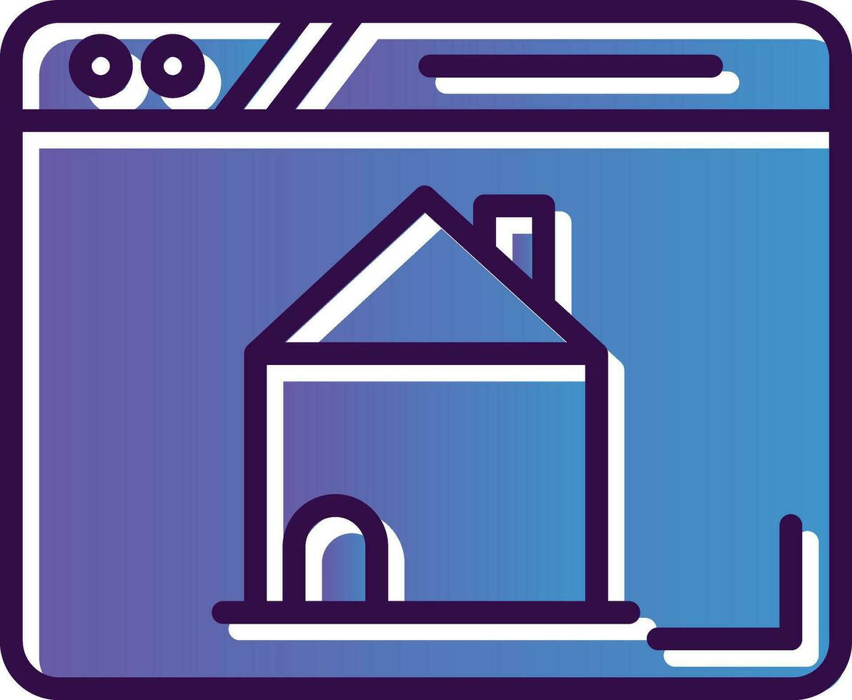 Home Page Vector Icon Design