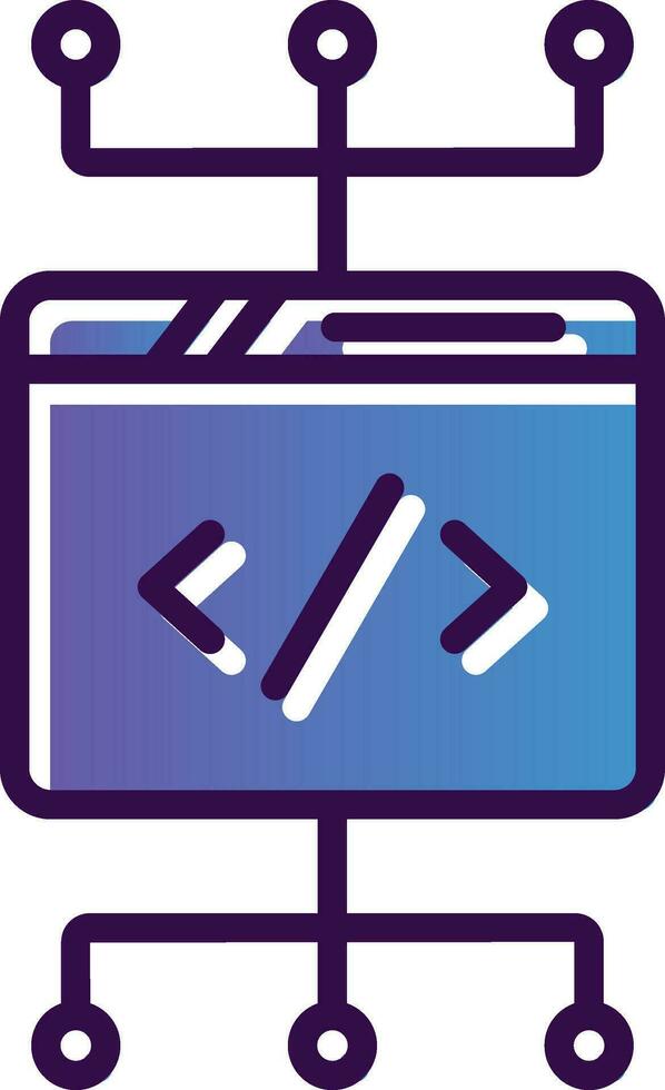 Coding Vector Icon Design