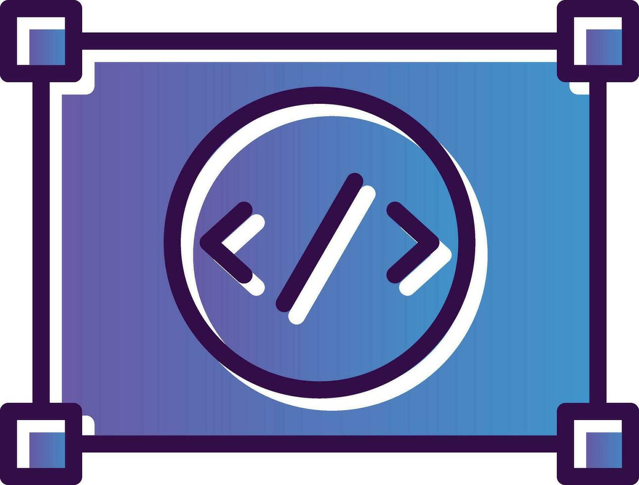 Coding Vector Icon Design