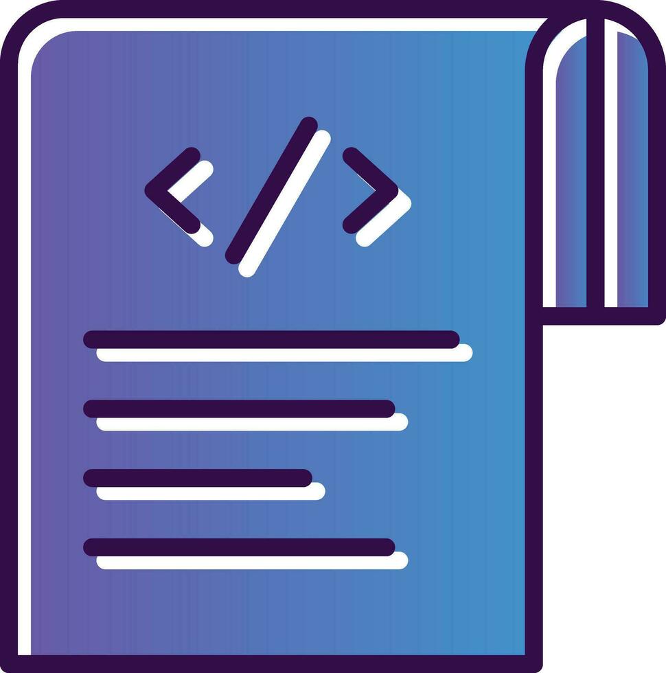 Coding Vector Icon Design
