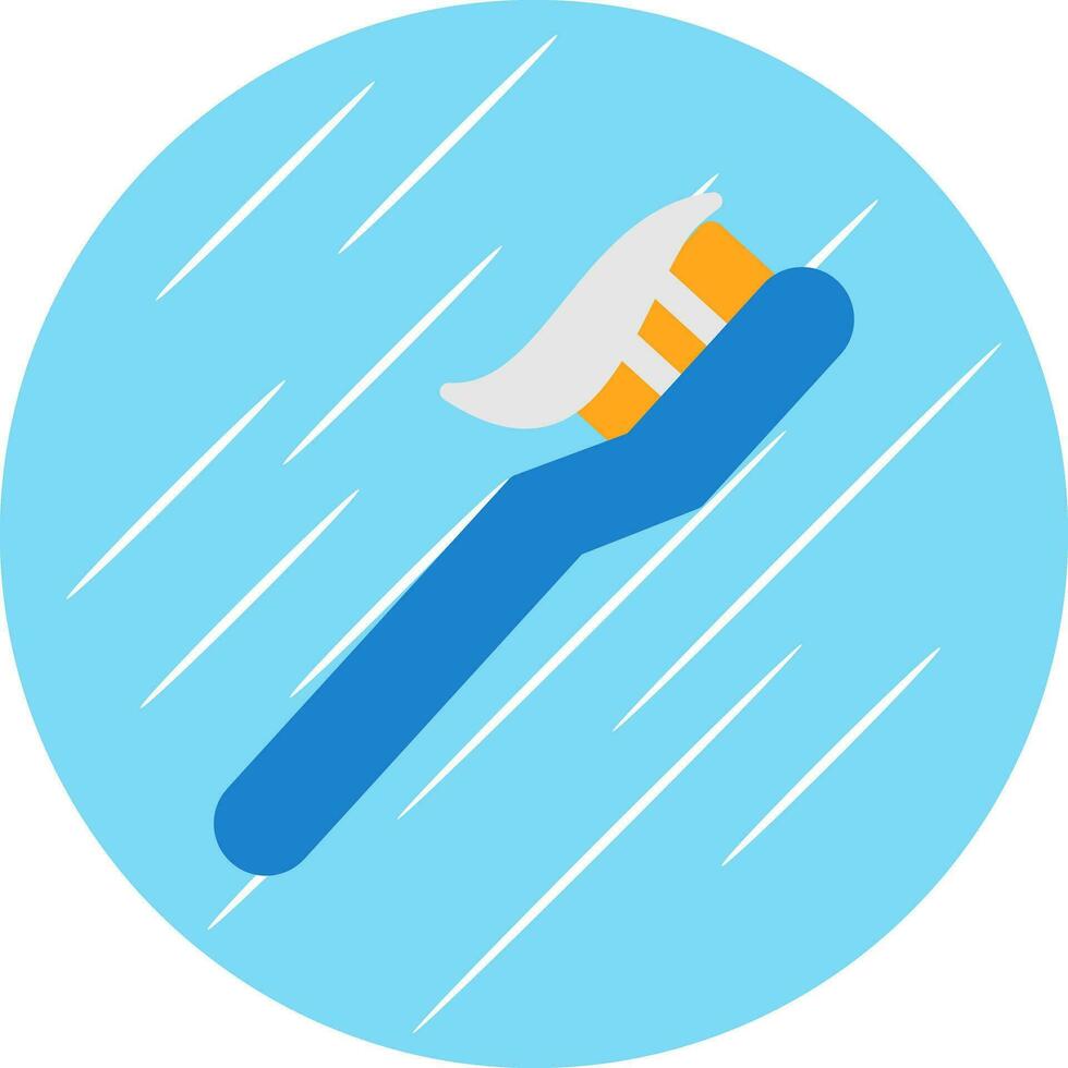 Toothbrush Vector Icon Design