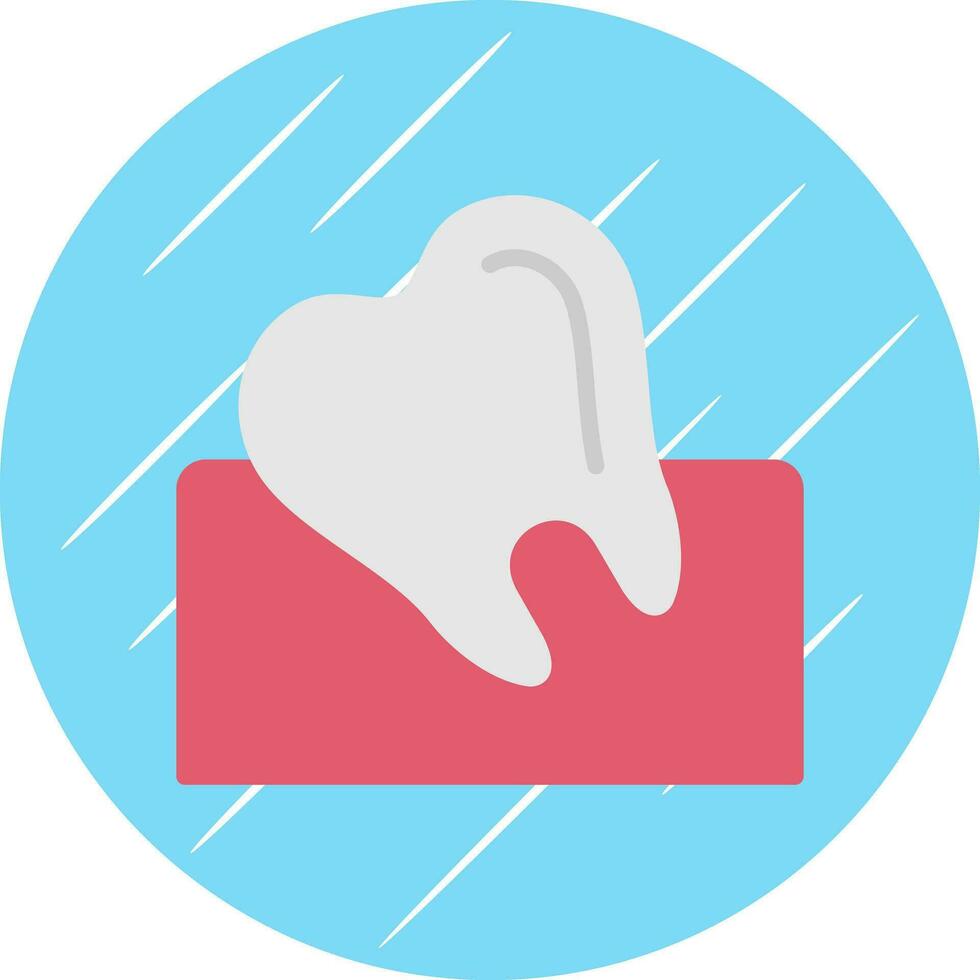Wisdom Tooth Vector Icon Design
