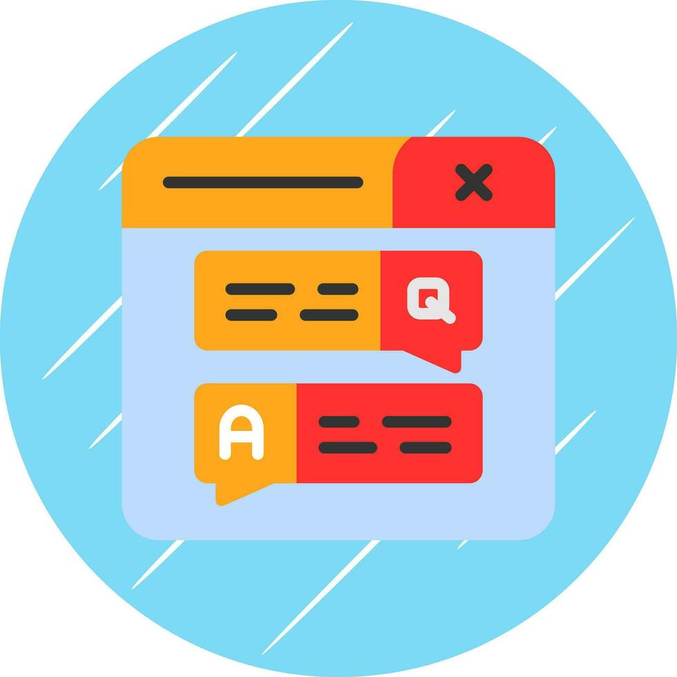 Forum Vector Icon Design