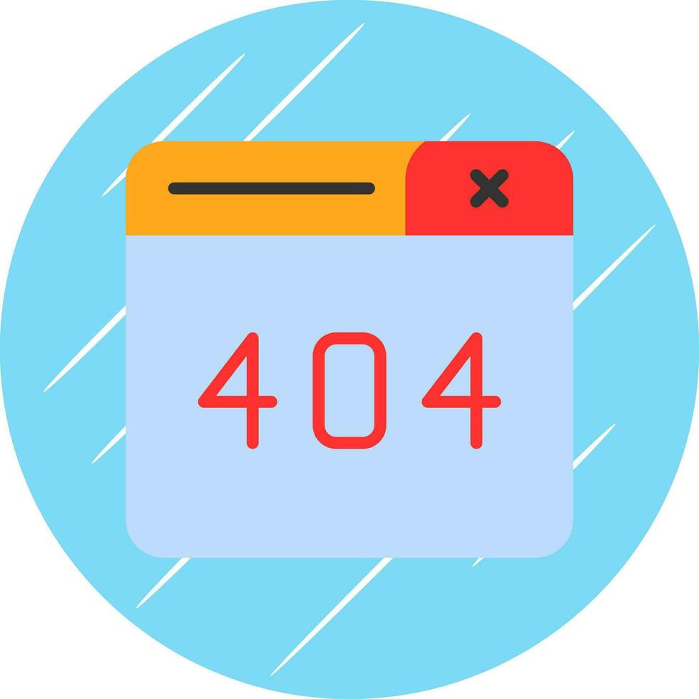 404 Error Vector Icon Design