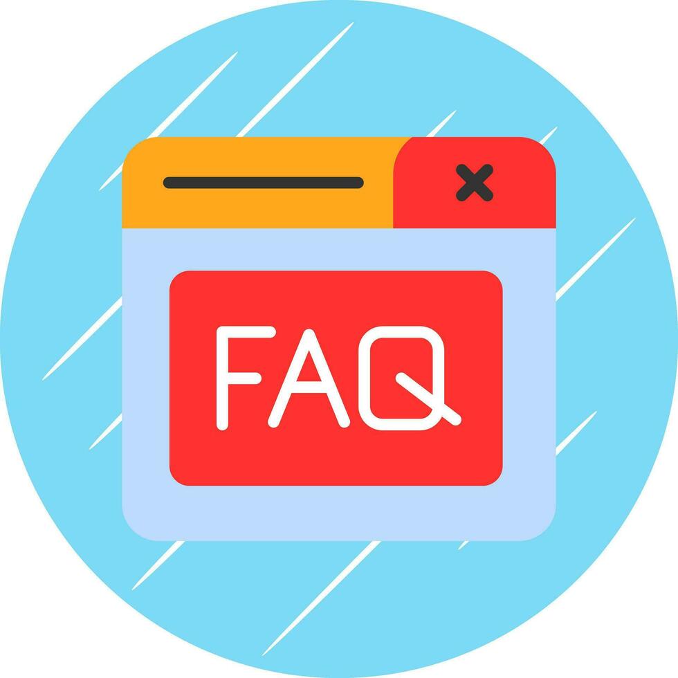 Faq Vector Icon Design