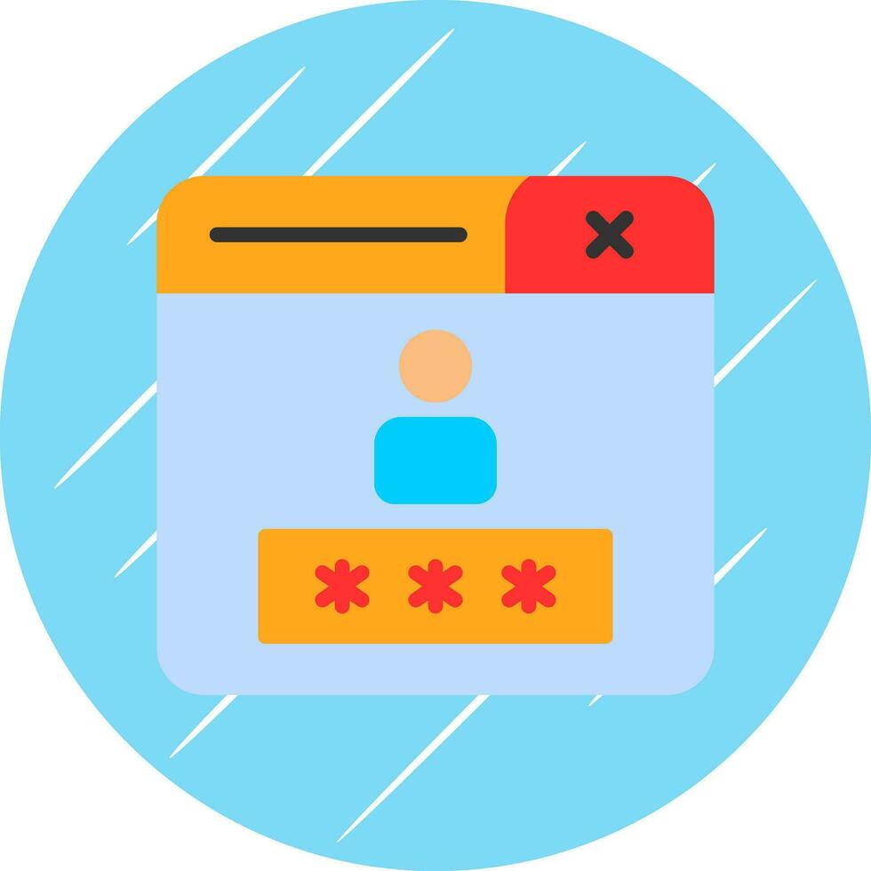 Login Vector Icon Design