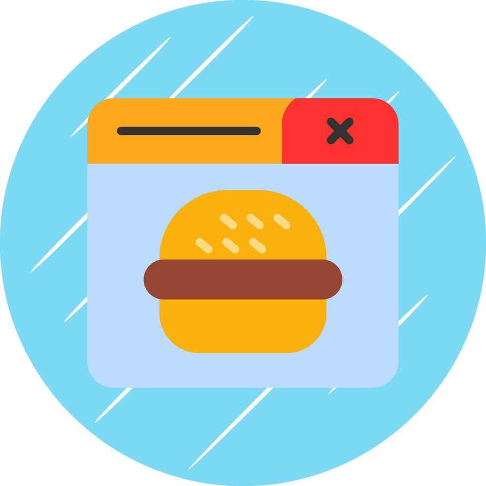 rápido comida vector icono diseño