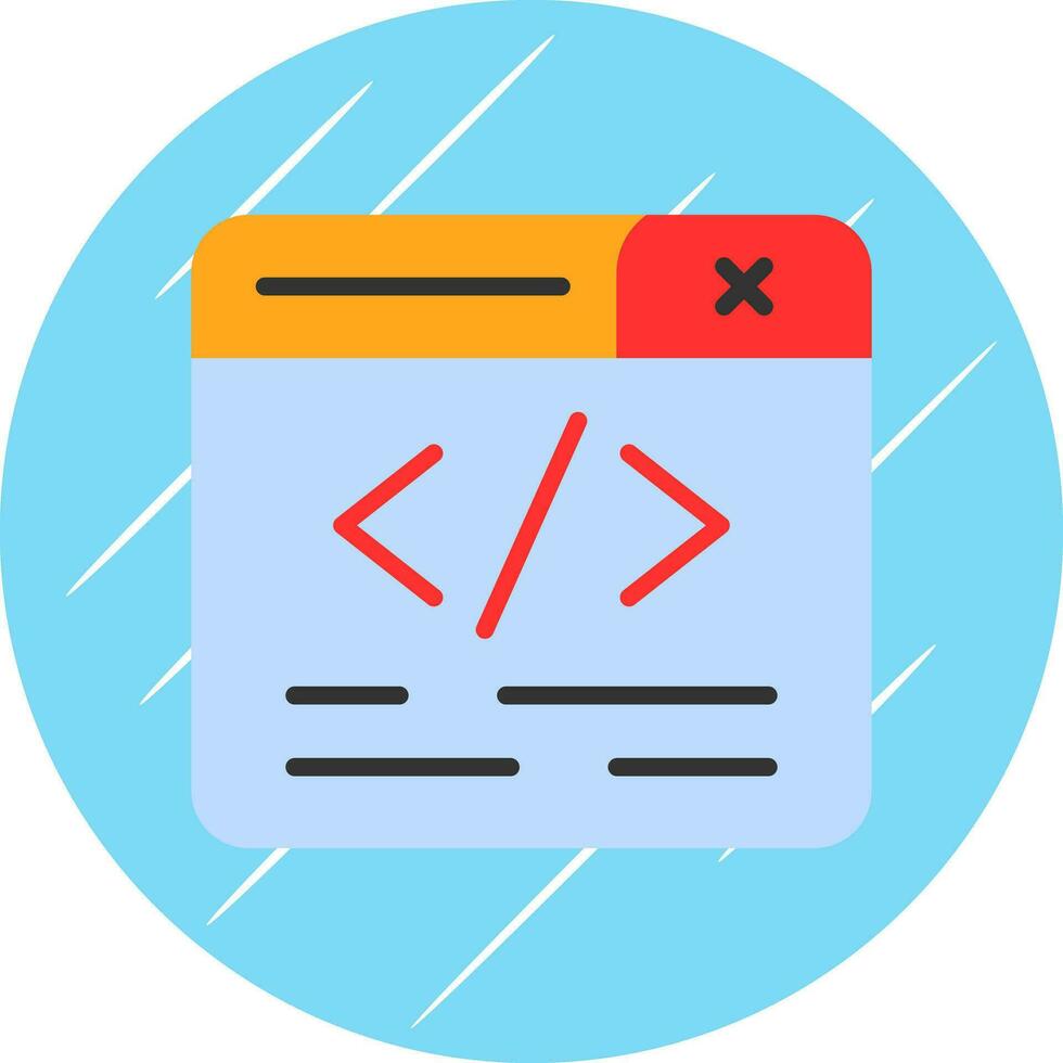 Web Programming Vector Icon Design