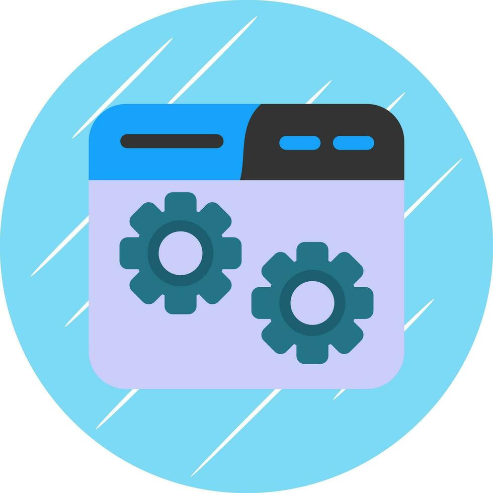 Website Setting Vector Icon Design