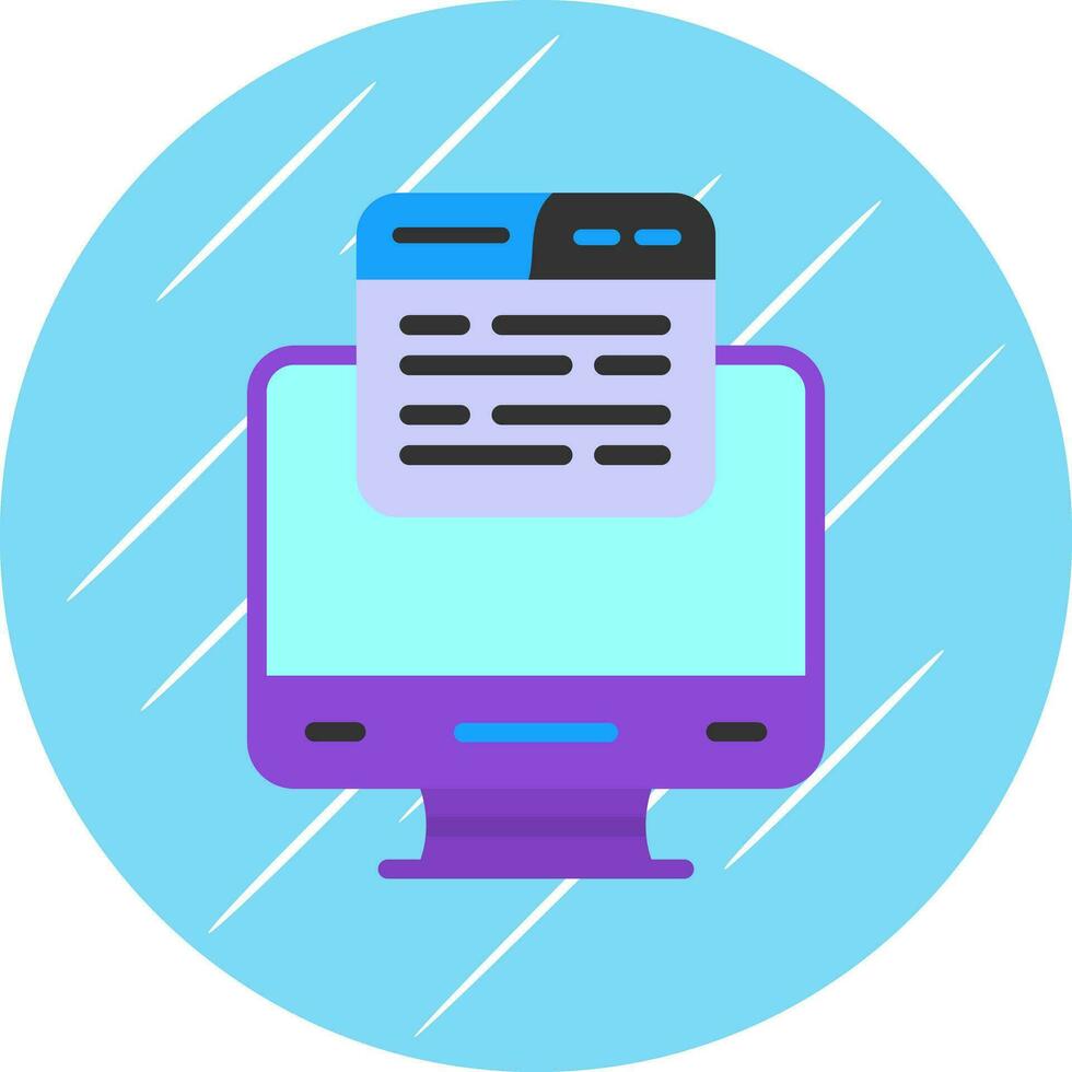 Browser Vector Icon Design