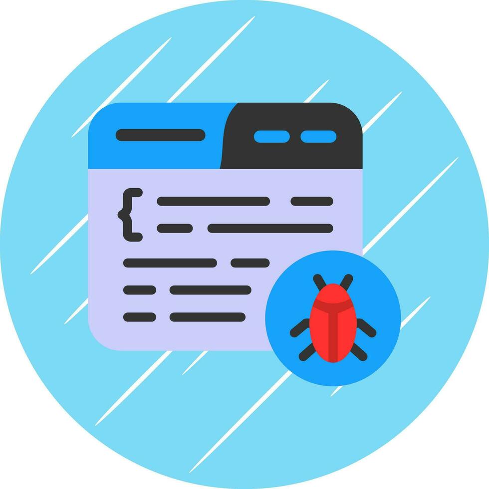 Bug Vector Icon Design