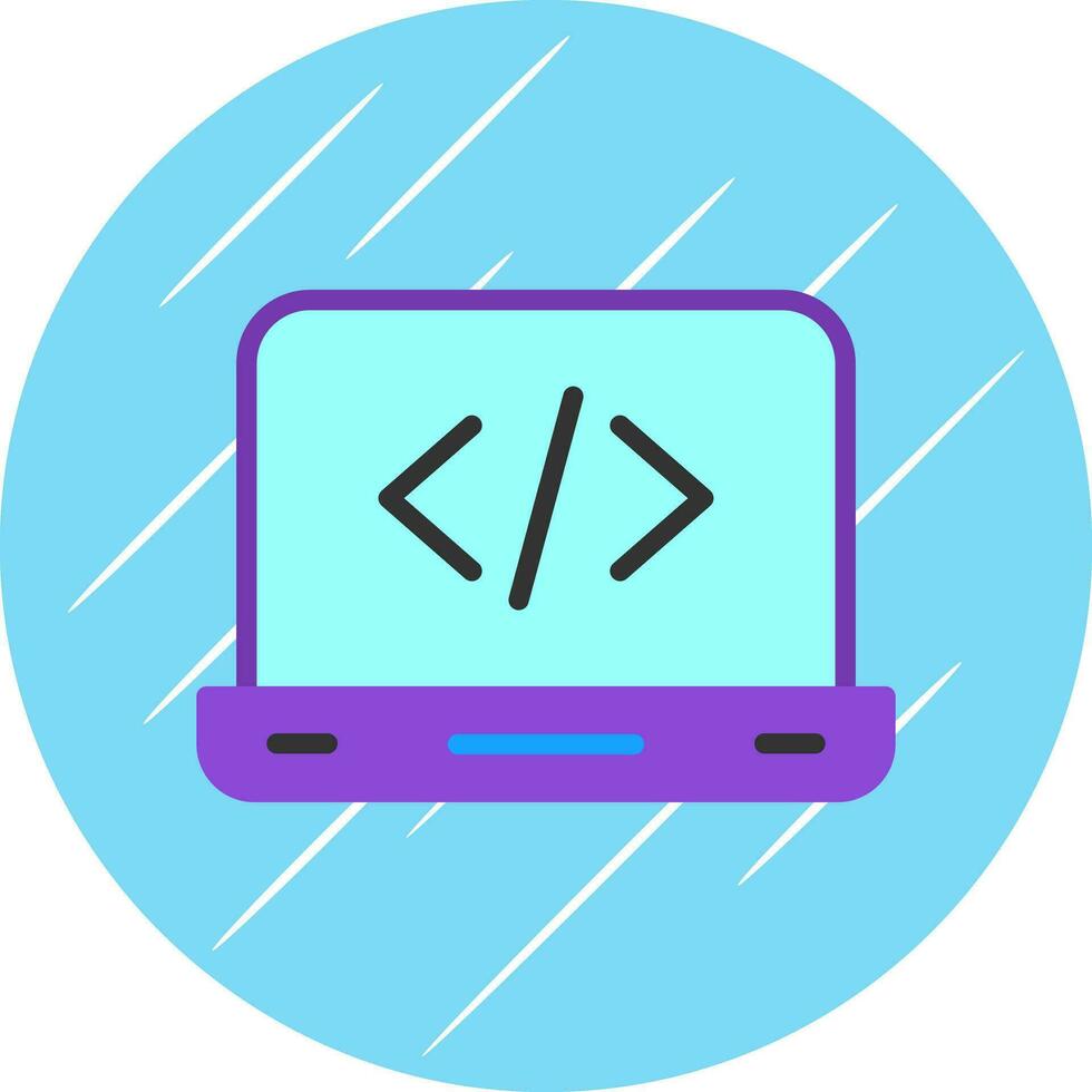 Coding Vector Icon Design