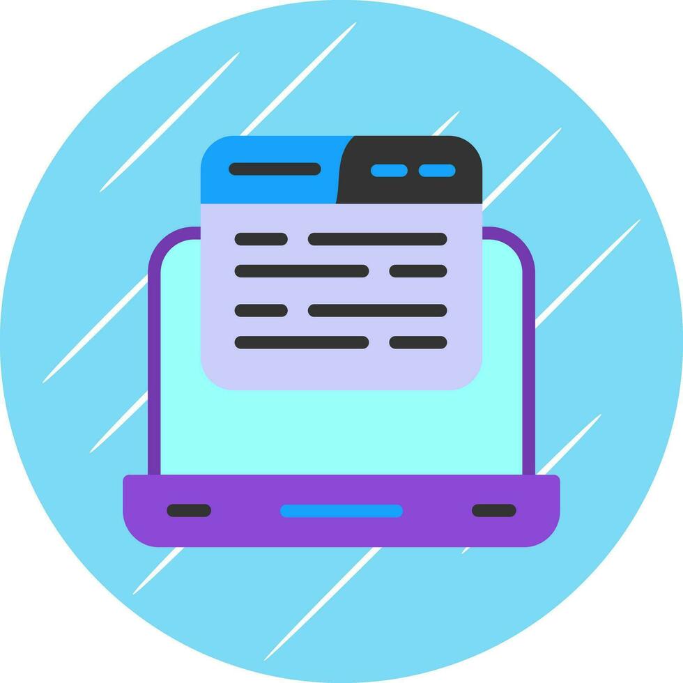 Laptop Vector Icon Design