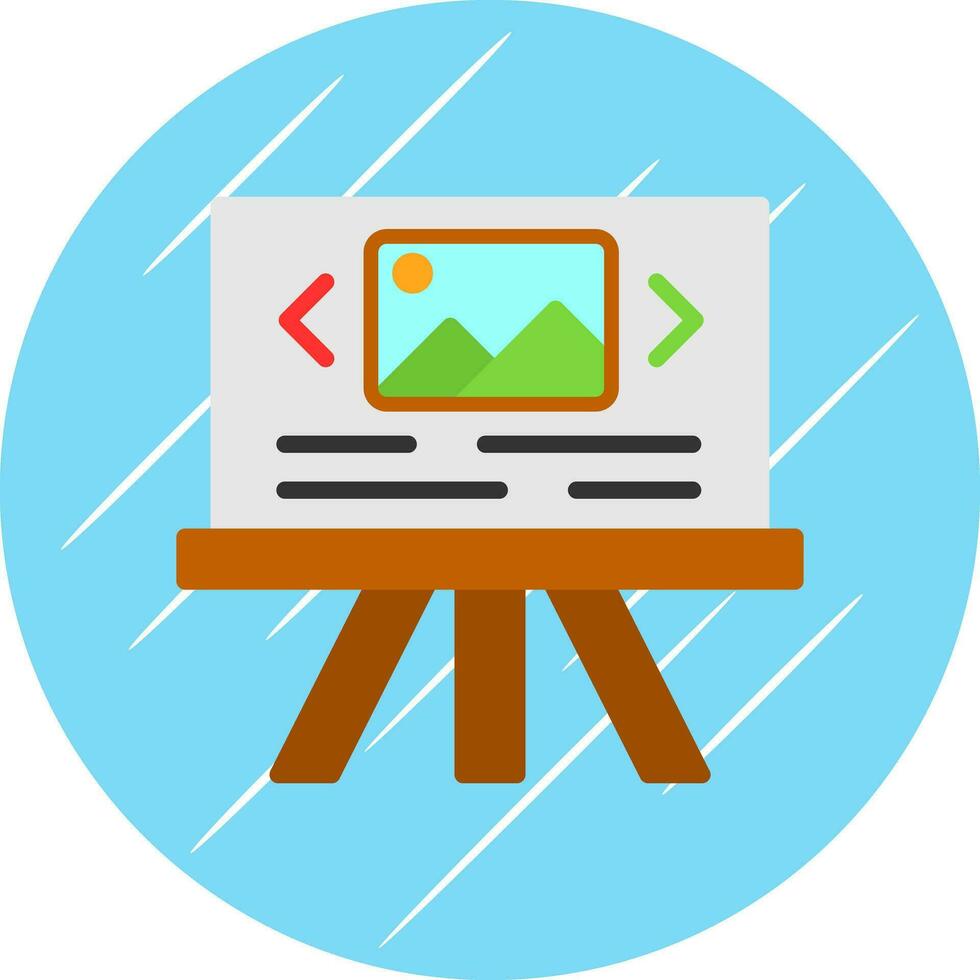 Slide Show Vector Icon Design