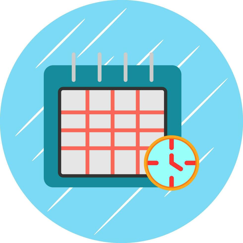 Deadline Vector Icon Design