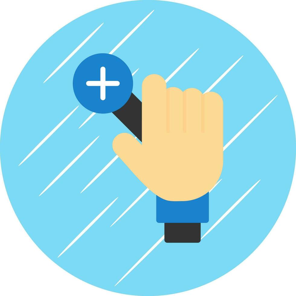Zoom In Vector Icon Design