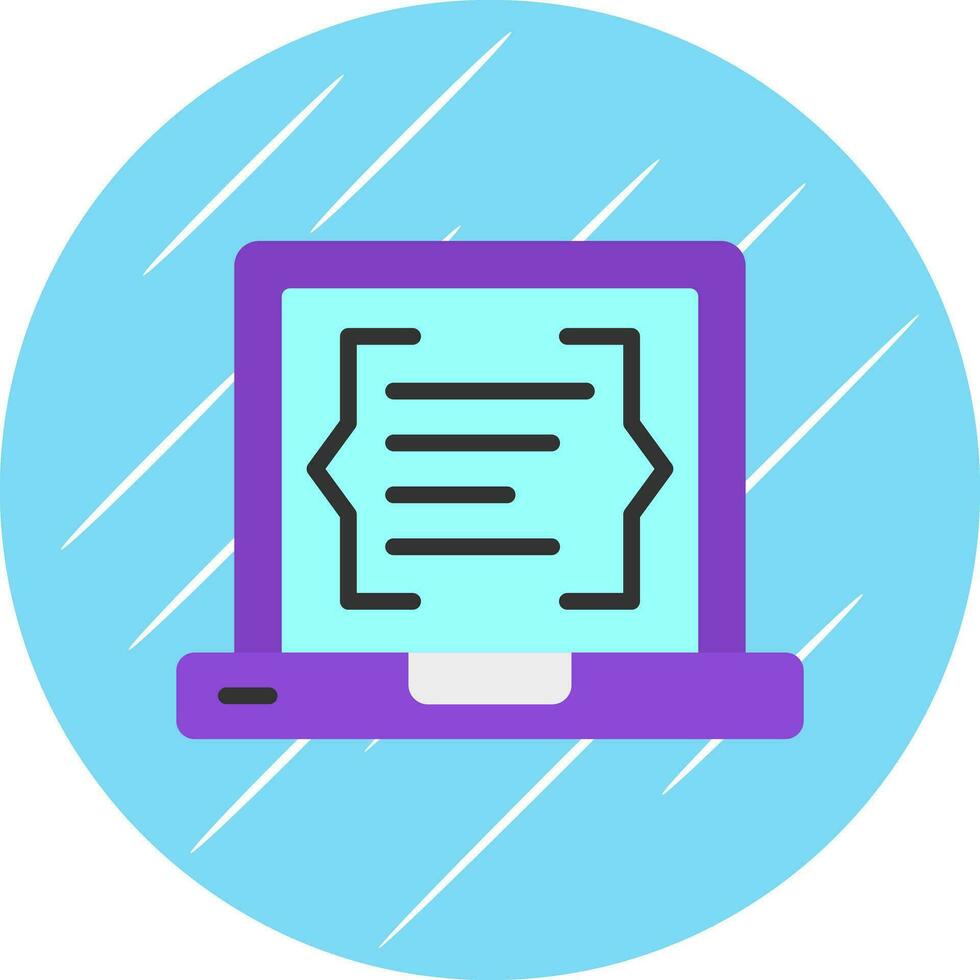 Coding Vector Icon Design