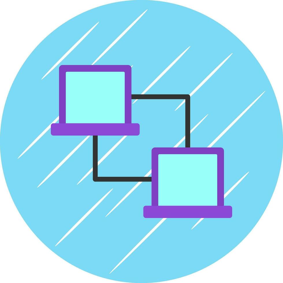 Local Network Vector Icon Design