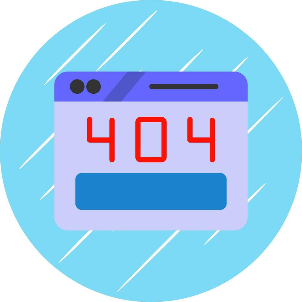404 Error Vector Icon Design