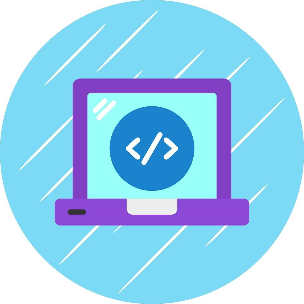 Web Coding Vector Icon Design