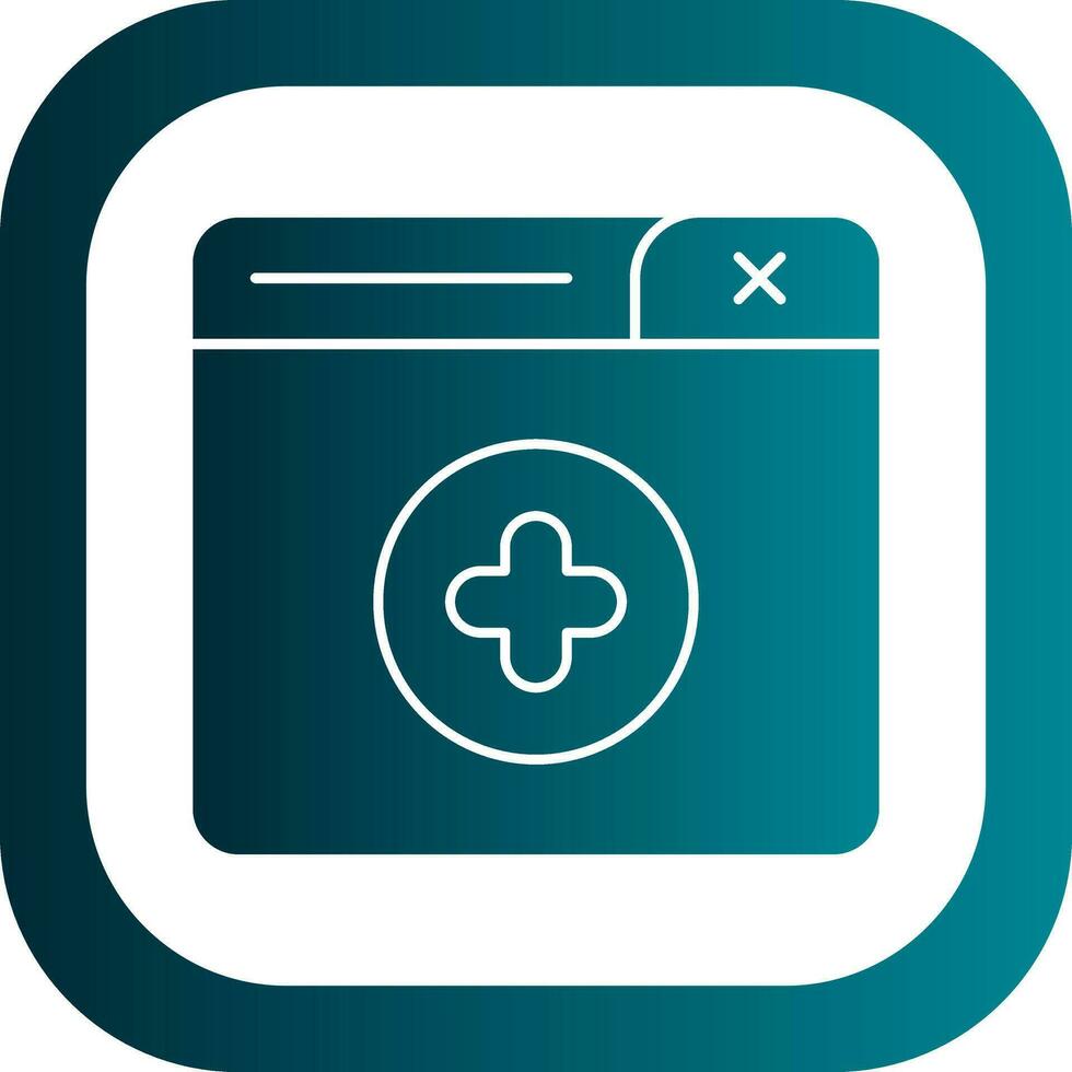 New Window Vector Icon Design