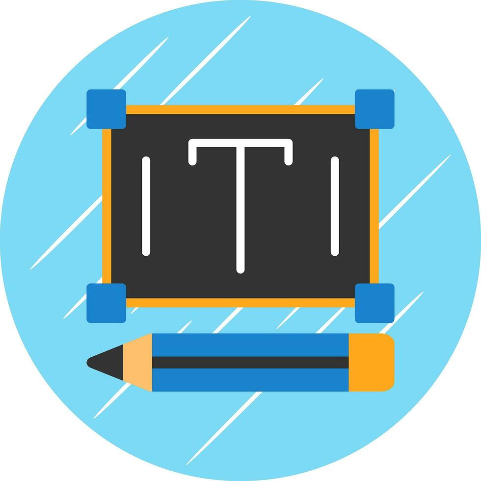 Edit Text Vector Icon Design