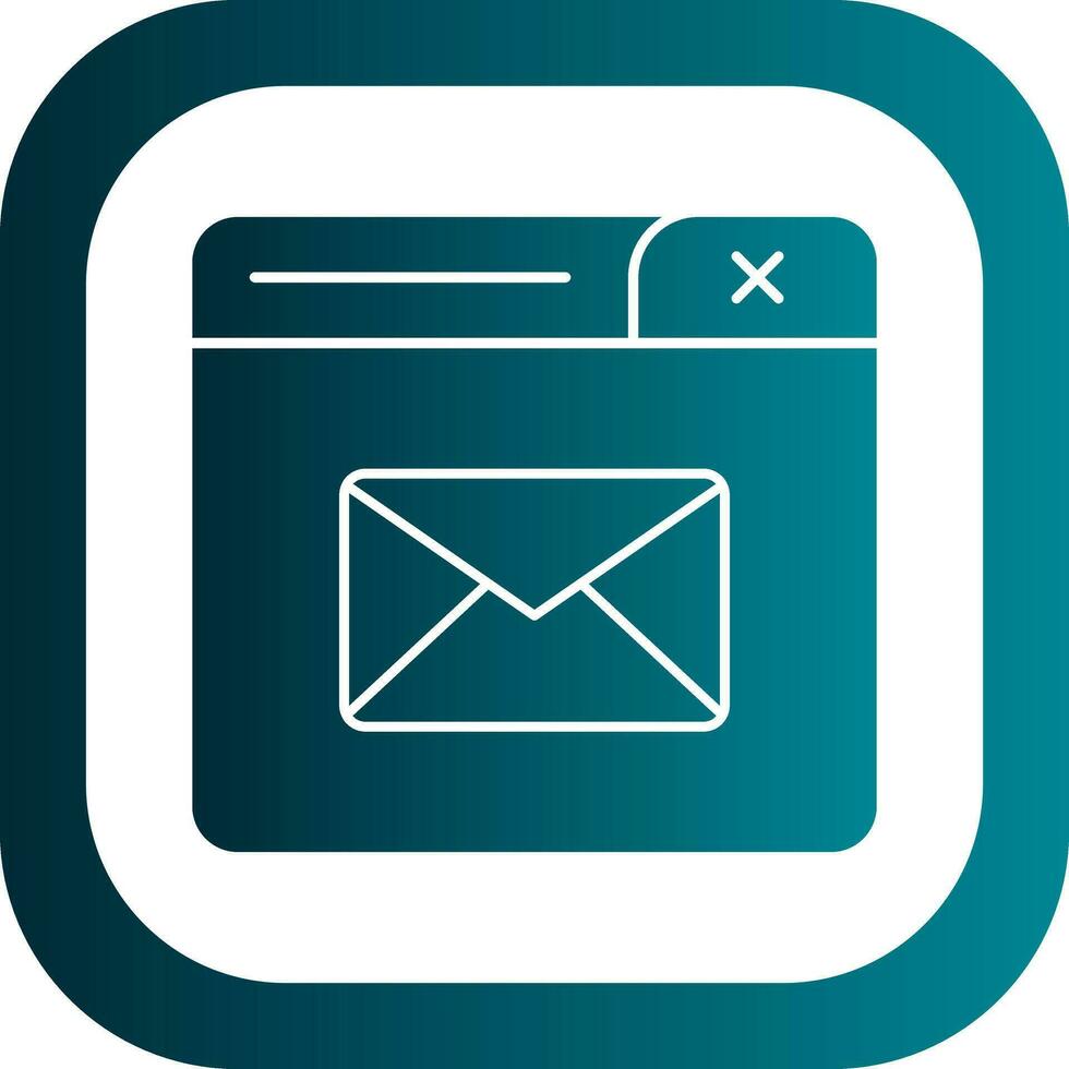 Contact Mail Vector Icon Design