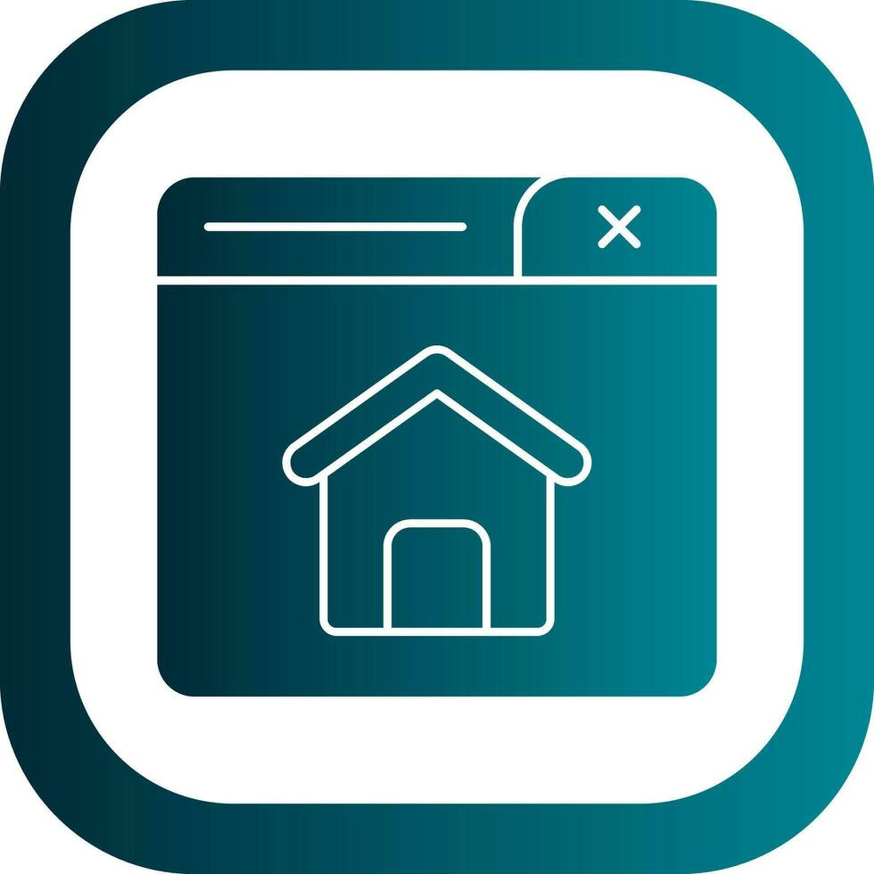 Home Page Vector Icon Design