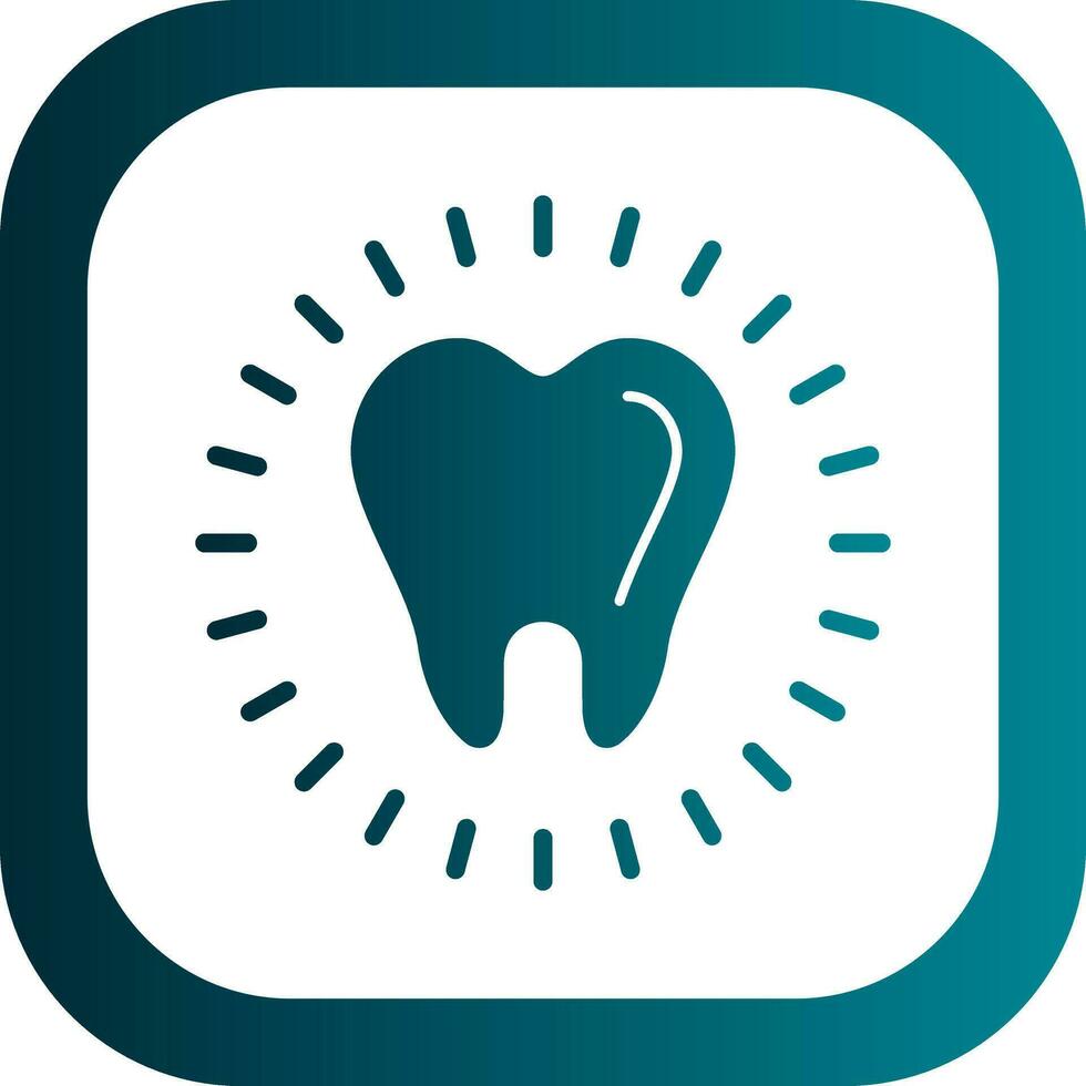 Tooth Whitening Vector Icon Design