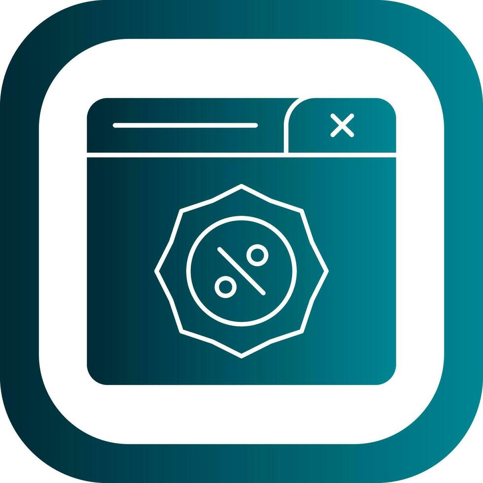 Discount Vector Icon Design