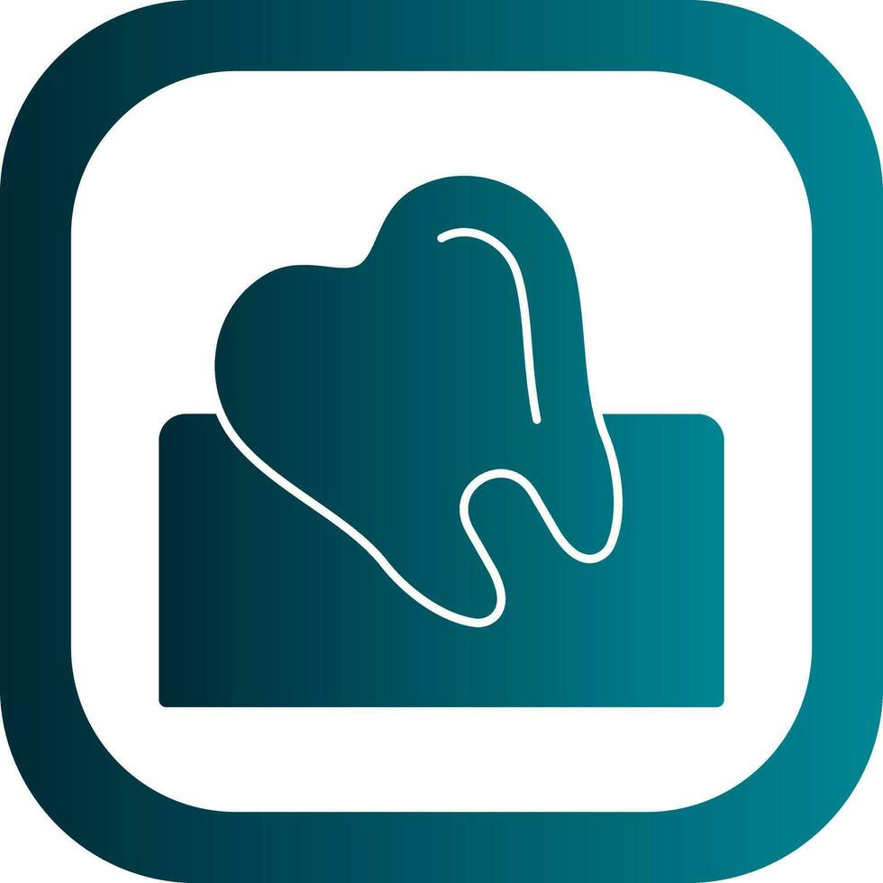 Wisdom Tooth Vector Icon Design