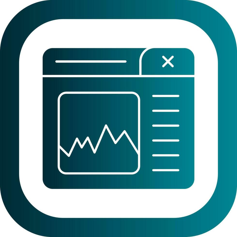 Graph Vector Icon Design